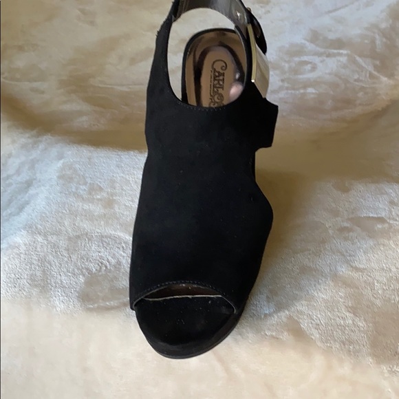 Carlos Santana Blank Suede Wedges size 7 - Picture 3 of 16